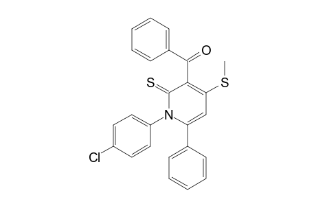 [1-(4-chlorophenyl)-4-(methylsulfanyl)-6-phenyl-2-thioxo-1,2-dihydro-3-pyridinyl](phenyl)methanone