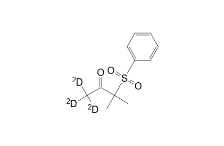2-Butanone-1,1,1-D3, 3-methyl-3-(phenylsulfonyl)-