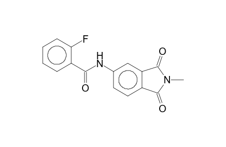 2-Fluoro-N-(2-methyl-1,3-dioxo-5-isoindolinyl)benzamide
