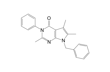 7-(benzyl)-2,5,6-trimethyl-3-phenyl-pyrrolo[3,2-e]pyrimidin-4-one