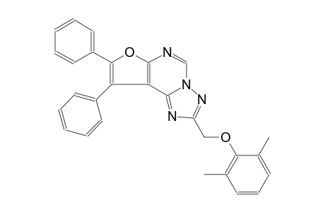 2-[(2,6-dimethylphenoxy)methyl]-8,9-diphenylfuro[3,2-e][1,2,4]triazolo[1,5-c]pyrimidine