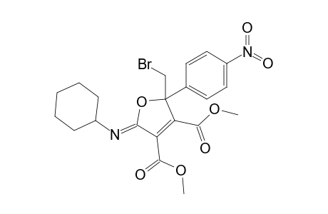 Dimethyl 2-bromomethyl-5-(cyclohexylimino)-2-(4-nitrophenyl)-2,5-dihydrofuran-3,4-dicarboxylate