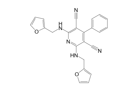 2,6-Bis[(2-furyl)methylamino]-4-phenylpyridine-3,5-dicarbonitrile