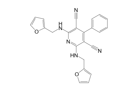 2,6-Bis(2-furylmethylamino)-4-phenyl-pyridine-3,5-dicarbonitrile