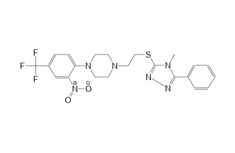 piperazine, 1-[2-[(4-methyl-5-phenyl-4H-1,2,4-triazol-3-yl)thio]ethyl]-4-[2-nitro-4-(trifluoromethyl)phenyl]-