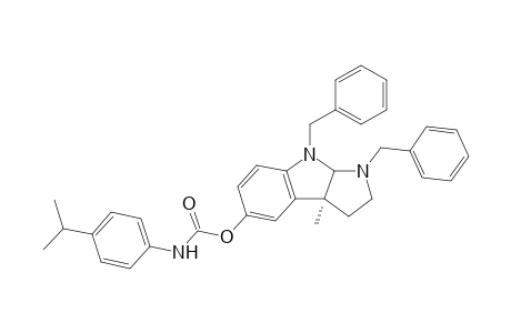 (-)-(3aS)-1,8-Dibenzyl-3a-methyl-1,2,3,3a,8,8a-hexahydropyrrolo[2,3-b]indol-5-yl N-4'-Isopropylphenylcarbamate