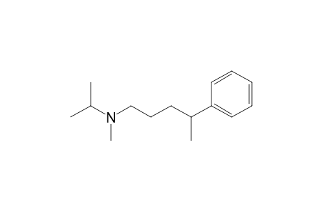 Isopropyl methyl 4-methyl-4-phenylbutyl amine