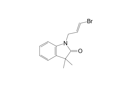 1-[(E)-3-bromanylprop-2-enyl]-3,3-dimethyl-indol-2-one
