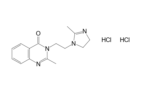 2-methyl-3-{2-(2-methyl-2-imidazolin-1-yl)ethyl]-4(3H)-quinazolinone, dihydrochloride