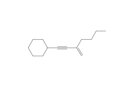 Cyclohexane, (3-methylene-1-heptynyl)-