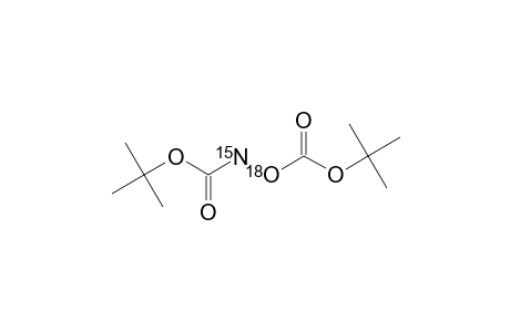 N,O-DI-TERT.-BUTOXYCARBONYL-[(15)N,(18)O]-HYDROXYLAMINE