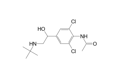 1,3-Dichloro-2-(acetylamino)-5-(1-hydroxy-2-(t-butylamino)ethyl)benzene