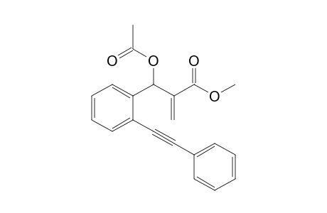 Methyl 2-(acetoxy(2-(phenylethynyl)phenyl)methyl)acrylate