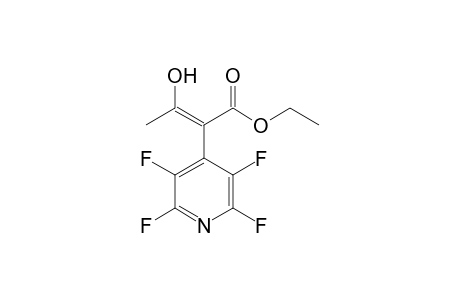 3-Hydroxy-2-(2,3,5,6-tetrafluoro-pyridin-4-yl)-but-2-enoic acid ethyl ester