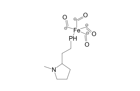 IRON, TETRACARBONYL-2-(N-METHYL-2-PYRROLIDINO)ETHYLPHOSPHANE
