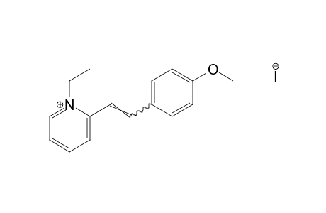 1-ethyl-2-(p-methoxystyryl)pyridinium iodide