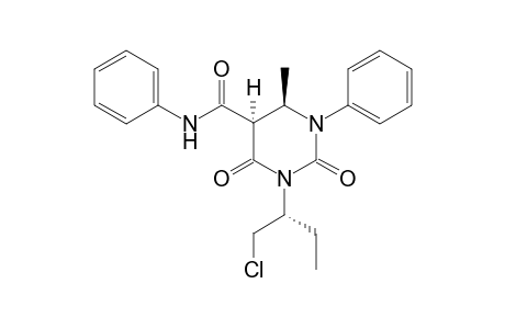 (4R,5R)-1-(2R)-1-Chlorobutan-2-yl)-2,6-dioxo-4-methyl-3-phenyl-5-(N-phenylcarbamoyl)perhydropyrimidine