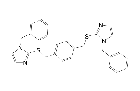 1H-imidazole, 1-(phenylmethyl)-2-[[[4-[[[1-(phenylmethyl)-1H-imidazol-2-yl]thio]methyl]phenyl]methyl]thio]-