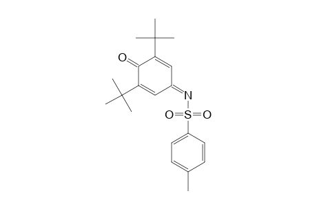 N-(4-METHYLPHENYL)-SULFONYL-2,6-DI-TERT.-BUTYL-1,4-BENZOQUINONIMINE