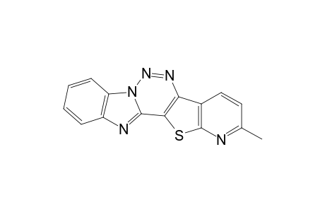 Pyrido[3'',2'':4',5']thieno[3',2':4,5][1,2,3]triazino[1,6-a][1,3]benzimidazole, 2-methyl-