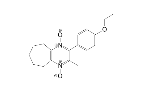 5H-cyclohepta[b]pyrazine, 2-(4-ethoxyphenyl)-6,7,8,9-tetrahydro-3-methyl-, 1,4-dioxide