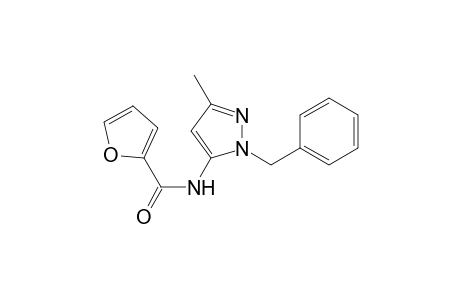 2-Furancarboxamide, N-[3-methyl-1-(phenylmethyl)-1H-pyrazol-5-yl]-