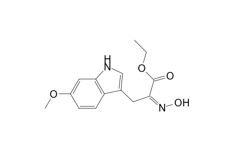 Ethyl .alpha.-(hydroxyimino)-.beta.-(6-methoxyindol-3-yl)propanoate