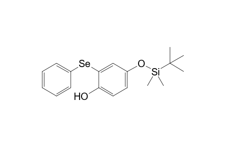 4-(tert-Butyldimethylsilyloxy)-2-phenylselenylphenol