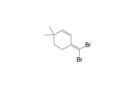 6-(dibromomethylene)-3,3-dimethyl-cyclohexene