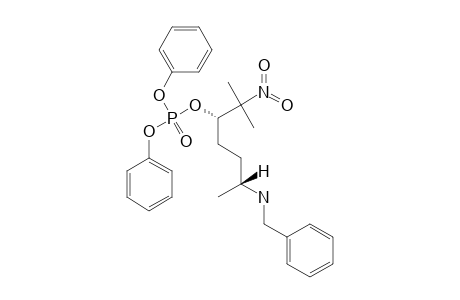 (3S,6S)-N-BENZYL-2-METHYL-2-NITRO-3-(DIPHENYLPHOSPHATOXY)-6-HEPTYLAMINE