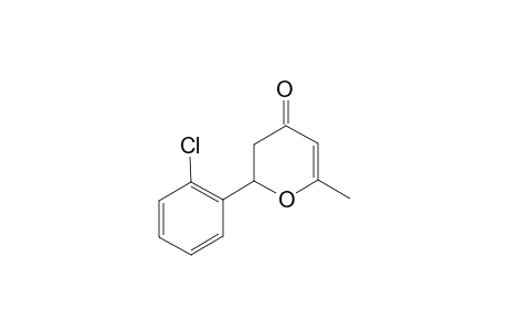 2-(2-Chlorophenyl)-2,3-dihydro-6-methyl-4H-pyran-4-one