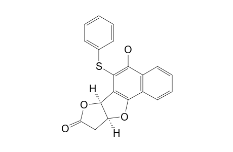 cis-5-Hydroxy-6-phenylsulfanyl-6b,9a-dihydrofuro[3,2-b]naphtho[2,1-d]furan-8(9H)-one