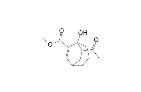 9-Acetyl-5-hydroxy-6-bicyclo[3.2.2]non-6-enecarboxylic acid methyl ester
