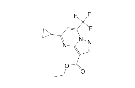 ethyl 5-cyclopropyl-7-(trifluoromethyl)pyrazolo[1,5-a]pyrimidine-3-carboxylate