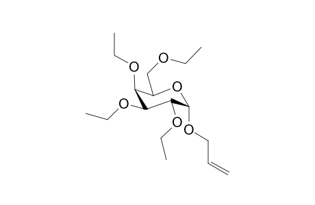 Allyl-2,3,4,6-tetra-O-ethyl-.alpha.,D-galactopyranoside