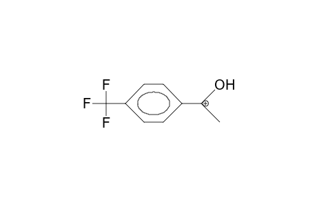 (4-Trifluoromethyl-phenyl)-methyl-hydroxy-carbenium cation