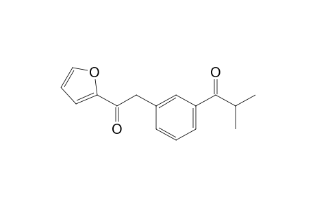 1-{3-[2-(2-Furyl)-2-oxoethyl]phenyl}-2-methylpropan-1-one
