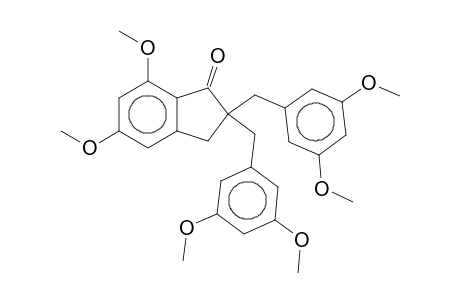 2,2-Bis-(3,5-dimethoxybenzyl)-5,7-dimethoxyindan-1-one