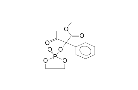 2-OXO-2-(ALPHA-ACETYL-ALPHA-CARBOMETHOXYBENZYLOXY)-1,3,2-DIOXAPHOSPHOLANE