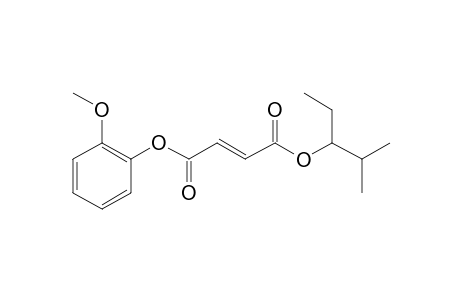 Fumaric acid, 2-methoxyphenyl 2-methylpent-3-yl ester