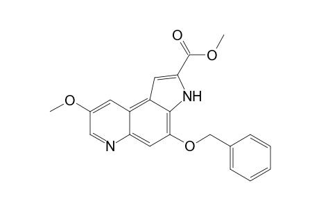 Methyl 4-Benzyloxy-8-methoxy-3H-pyrrolo[3,2-f]quinoline-2-carboxylate