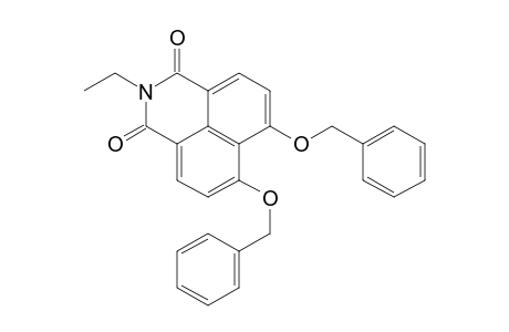 1H-benz[de]isoquinoline-1,3(2H)-dione, 2-ethyl-6,7-bis(phenylmethoxy)-