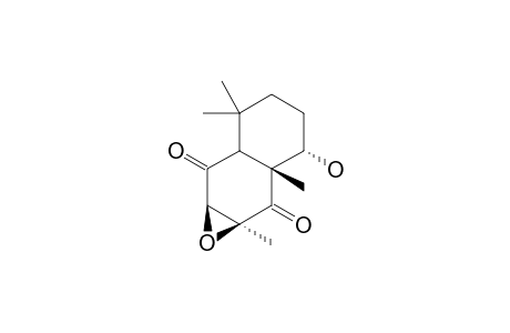 RAC-(6A-BETA-H,7A-XI-H)-OCTAHYDRO-3-ALPHA-HYDROXY-1A-ALPHA,2A-BETA,6,6-TETRAMETHYLNAPHTH-[2,3-B]-OXIREN-2,7-DIONE