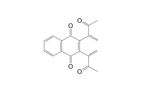 2,3-Di-(1-acetylethen-1-yl)-1,4-naphthalenquinone