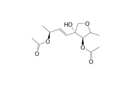 (3R,4R)-3-Acetoxy-4-((S)-3'-acetoxybut-1'-enyl)-2-methyltetrahydrofuran-4-ol