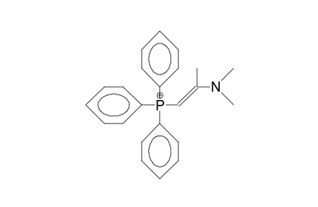 Triphenyl-(2-dimethylamino-propenyl)-phosphonium cation