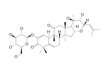 KHEKADAENGOSIDE-I;2,20(S),22-TRIHYDROXY-16-ALPHA,23(S)-EPOXYCUCURBITA-5,24-DIENE-3,11-DIONE-2-O-BETA-GLUCOPYRANOSIDE