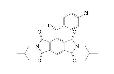4-(4-chlorobenzoyl)-2,6-diisobutylpyrrolo[3,4-f]isoindole-1,3,5,7(2H,6H)-tetrone