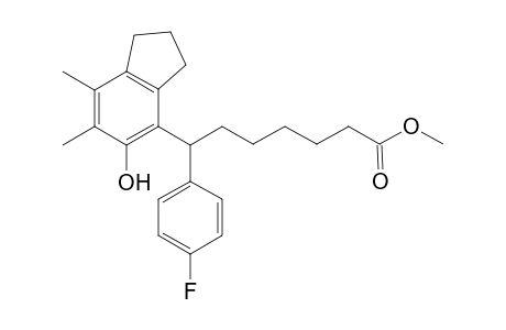 Methyl (R)-7-(4-Fluorophenyl)-7-(5-hydroxy-6,7-dimethylindan-4-yl)heptanoate