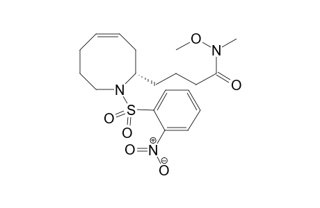 (+)-(S,Z)-N-methoxy-N-methyl-4-(1-(2-nitrophenylsulfonyl)-1,2,3,6,7,8-hexahydroazocin-2-yl)butanamide